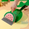 Mini desktop broom set, table sweeping tools, children and primary school students' dustpan combination, office garbage shovel Specification image